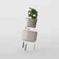 Smaller, Sage Green Self-Watering Planter